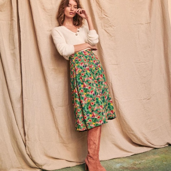 SOLD NWT Sézane Nelly Skirt 34/2 XS - Picture 2 of 5